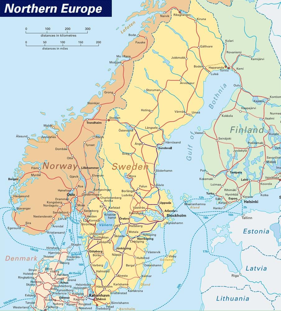 mapa ng narvik Norway