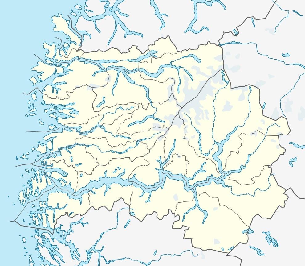 Mapa ng unang Norway