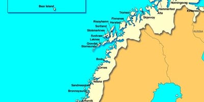 Mapa ng kristiansand Norway