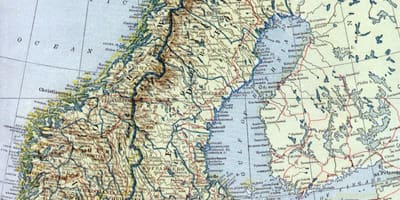 Mapa ng matanda Norway