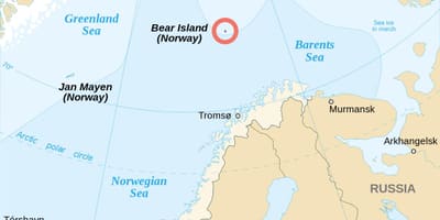 Mapa ng Norway islands 