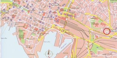 Mapa ng oslo Norway city center