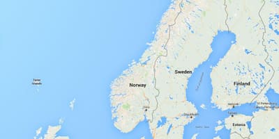 Mapa ng rafnes Norway