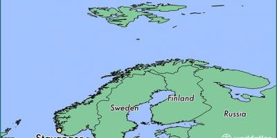 Mapa stavanger Norway